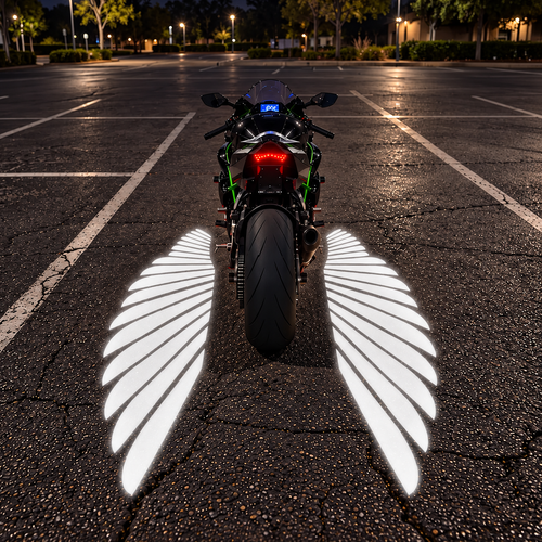 Proyector de Alas LED para Moto